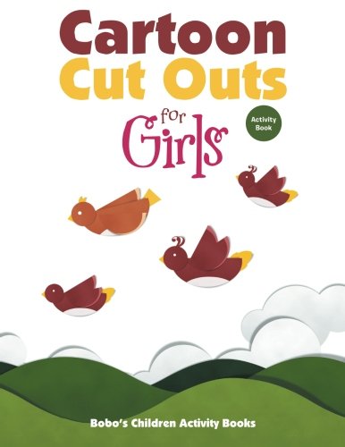 Cartoon Cut Outs for Girls Activity Book