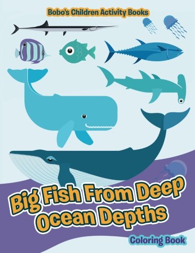 Big Fish From Deep Ocean Depths Coloring Book