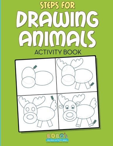 Steps for Drawing Animals Activity Book