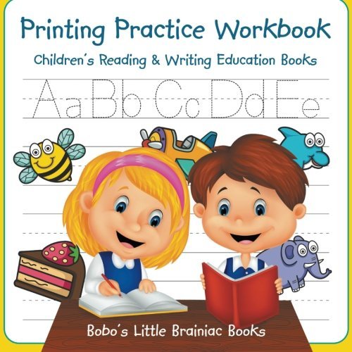 Printing Practice Workbook : Children’s Reading & Writing Education Books