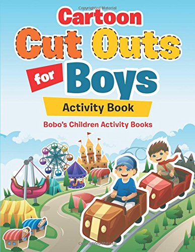 Cartoon Cut Outs for Boys Activity Book