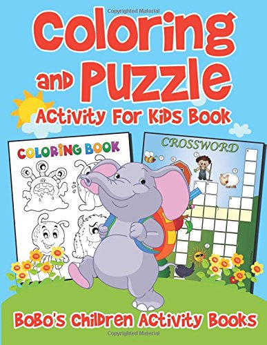 Coloring and Puzzle Activity For Kids Book