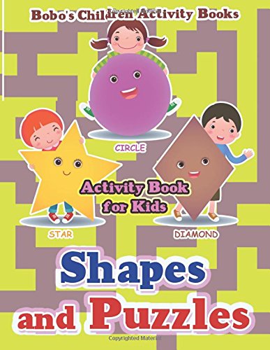 Shapes and Puzzles Activity Book for Kids