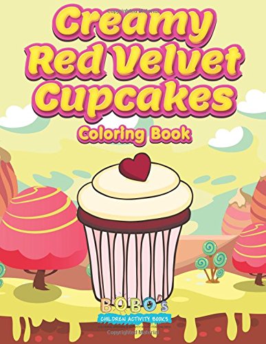 Creamy Red Velvet Cupcakes Coloring Book