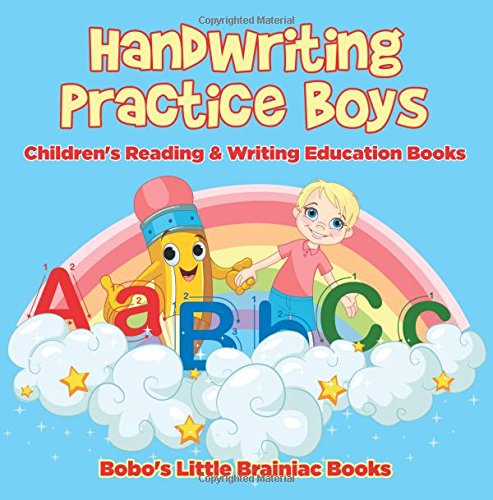 Handwriting Practice Boys : Children’s Reading & Writing Education Books