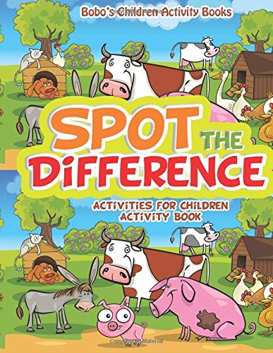 Spot the Difference Activities for Children Activity Book