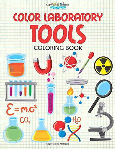 Color Laboratory Tools Coloring Book